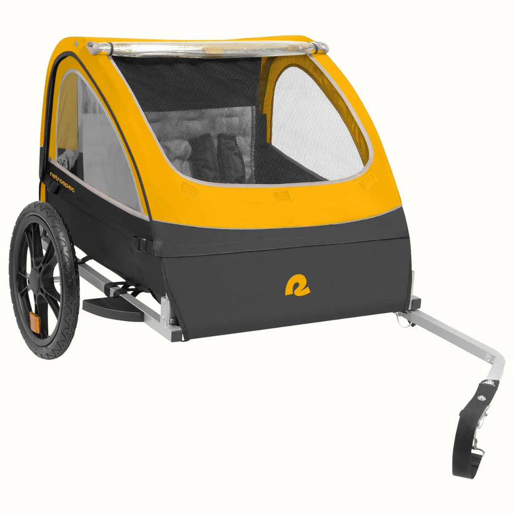 Retrospec | Remolque para bicicleta infantil Rover - Individual/Doble