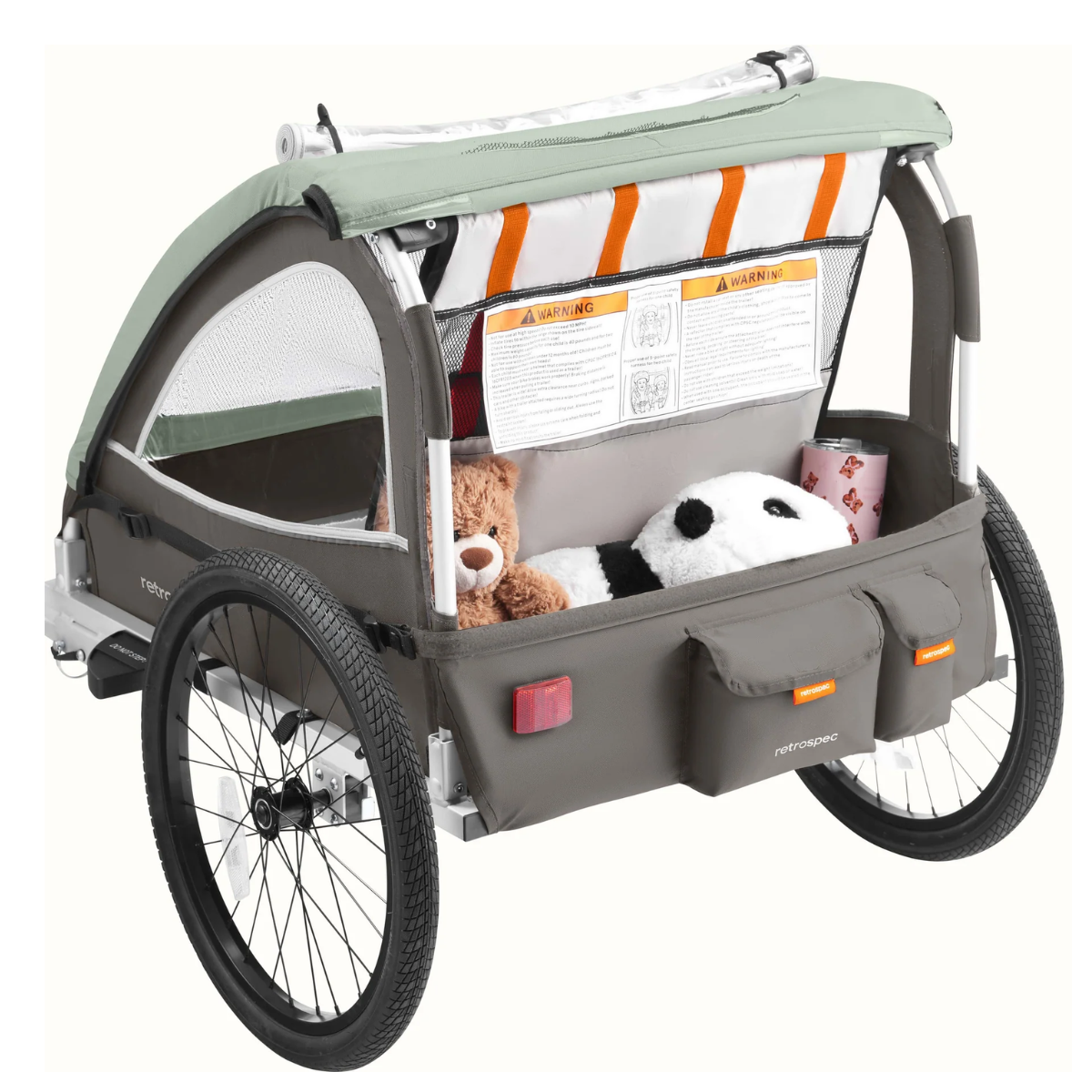 Retrospec | Remolque para Bicicleta Infantil Rover Plus