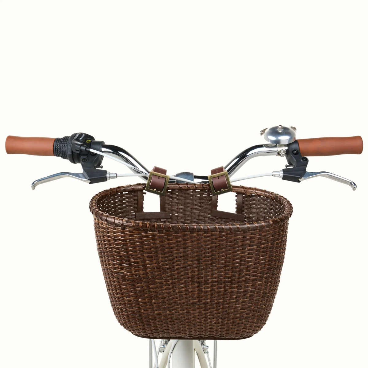 Retrospec | Cesta de bicicleta de caña tejida a mano con atrapasueños